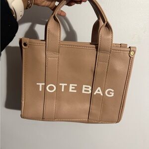 Elegant Tan Tote Bag